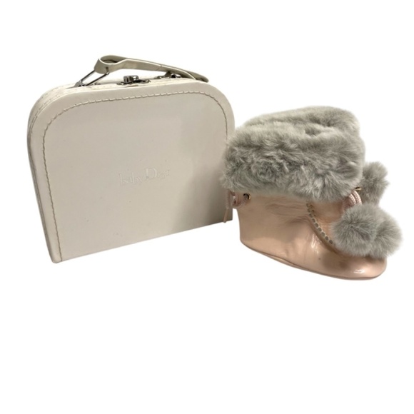 Baby Dior Pink Grey Booties 🤍 - Picture 2 of 9